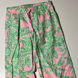 Lilly Pulitzer Palm Beach Draw String Sleep Lounge Pants Size XXS Pajama PJ Pant